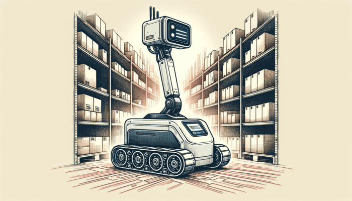 An rfid inspection robot equipped with scanning sensors