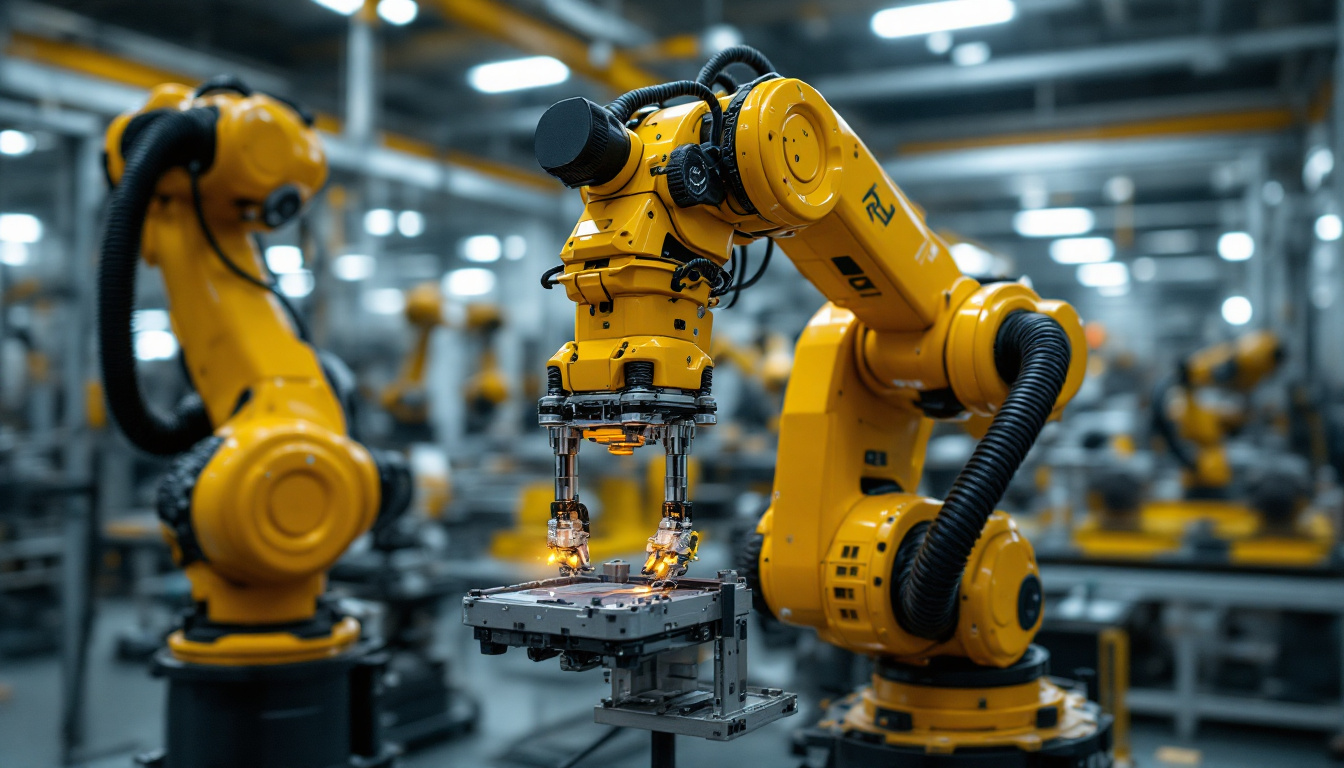 A photograph of a universal robots cobot in action