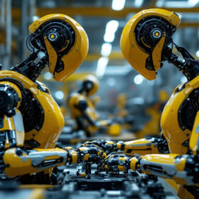 A photograph of a sleek