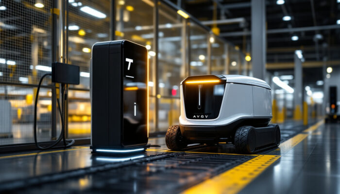 A photograph of a sleek