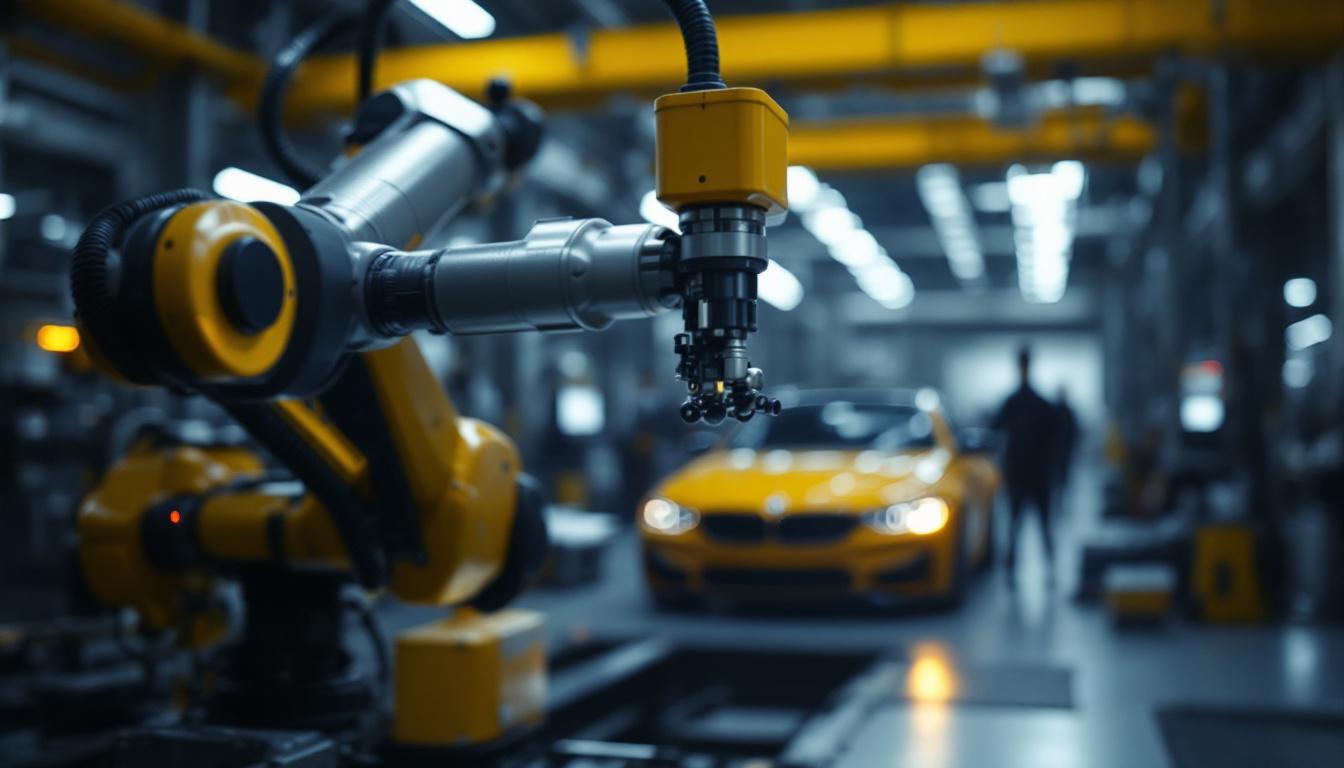 A photograph of a sleek