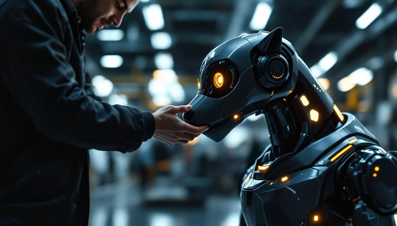 A photograph of a sleek