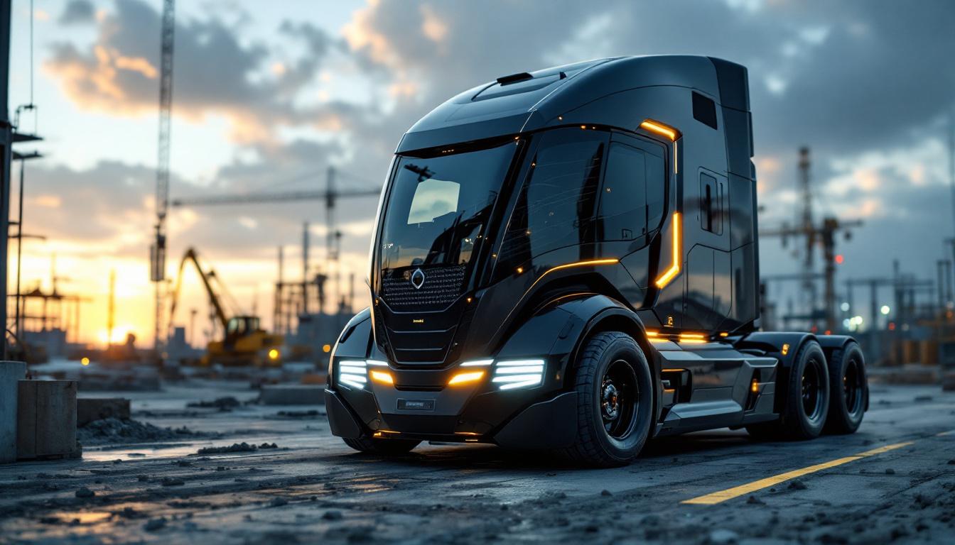 A photograph of a sleek