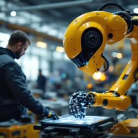 A photograph of a sleek