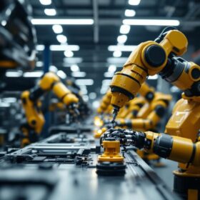 A photograph of a sleek