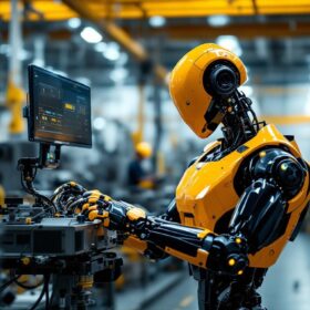 A photograph of a sleek