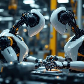 A photograph of a sleek