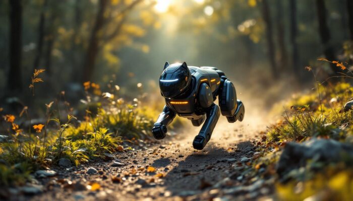 A photograph of a sleek