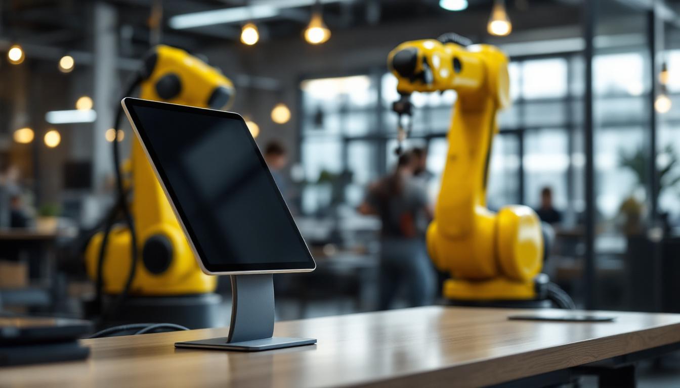 Tablet Stand Nearby: Industrial Robotic Explained - BeezBot