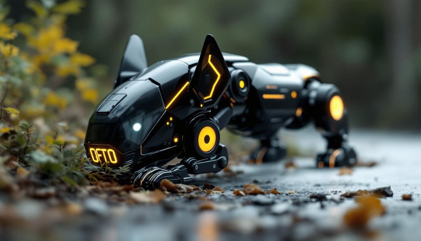 A photograph of a sleek