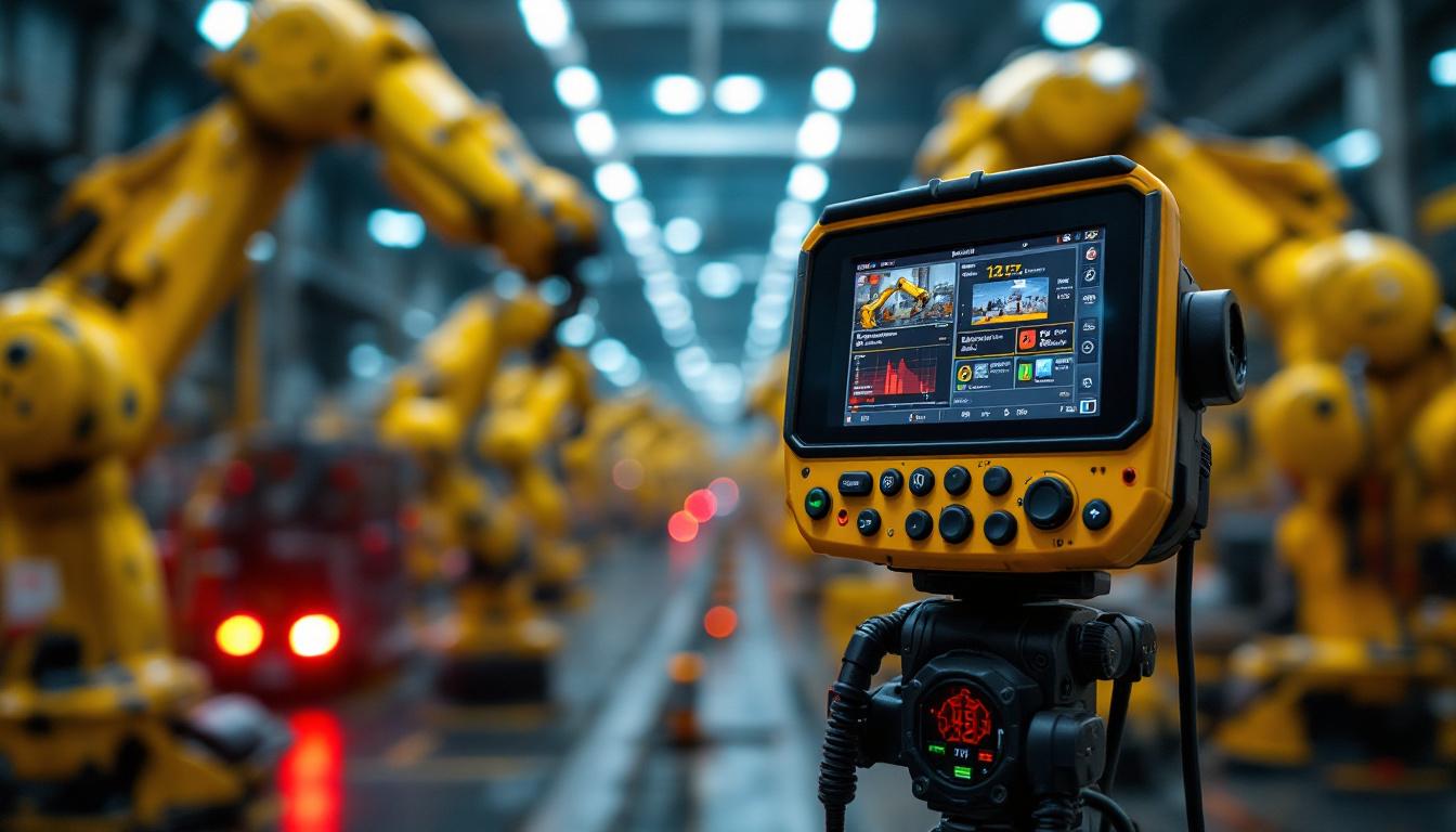 A photograph of a boston fire scanner in action