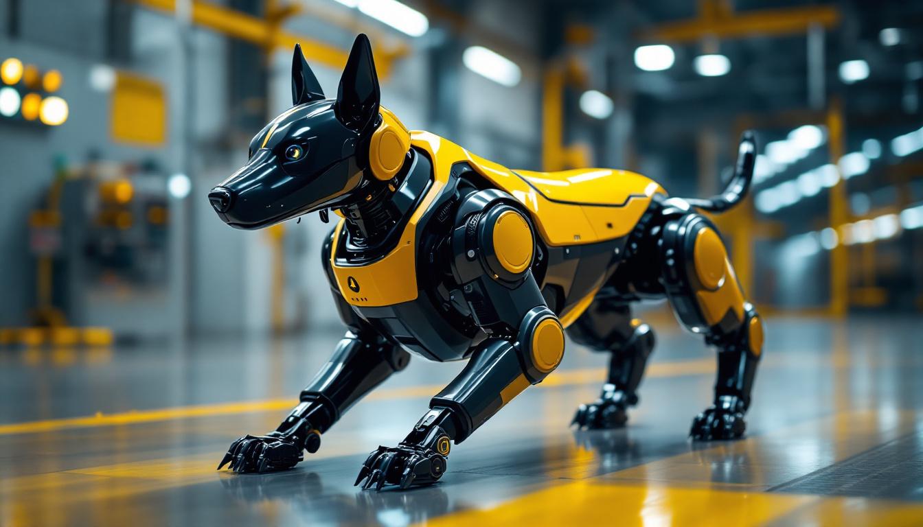 A photograph of a sleek