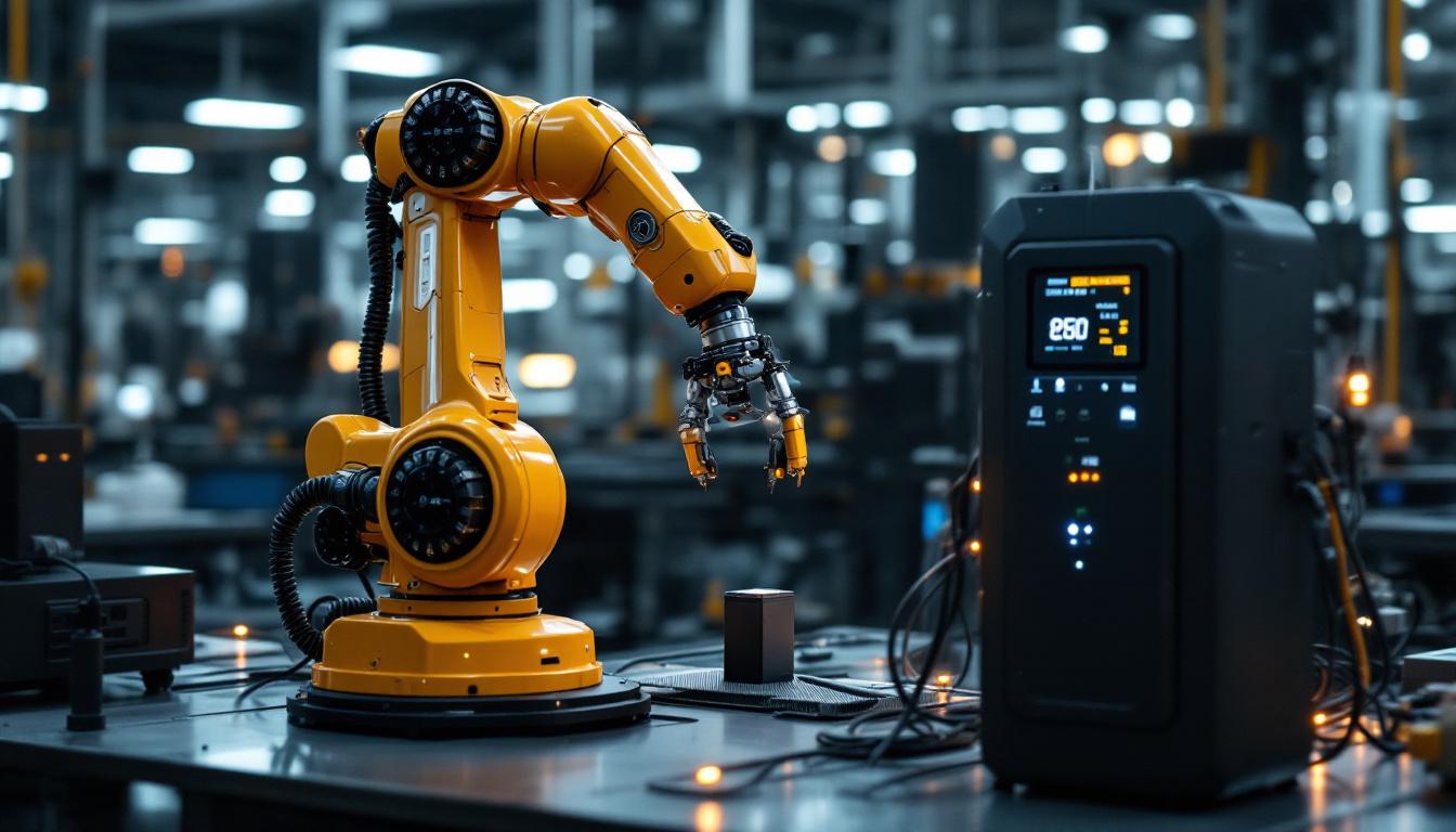 A photograph of a sleek