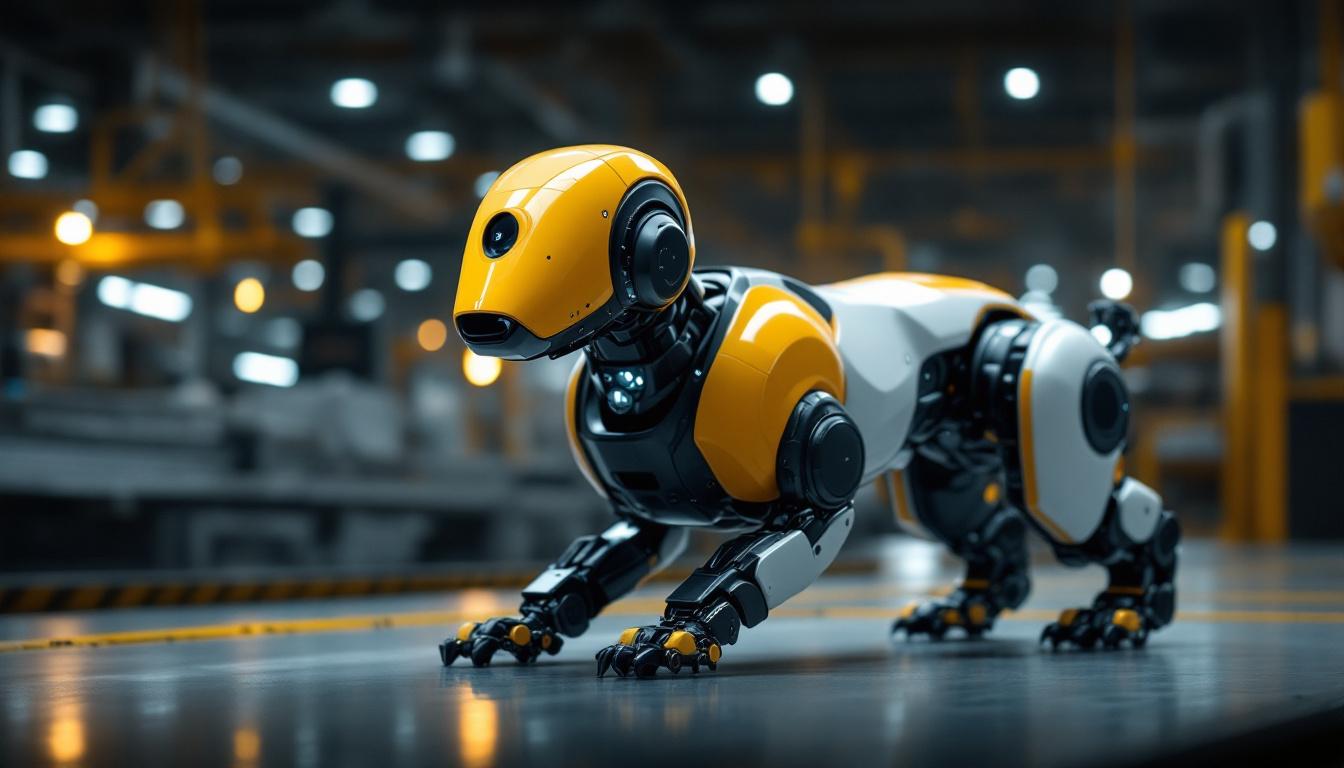 A photograph of a sleek