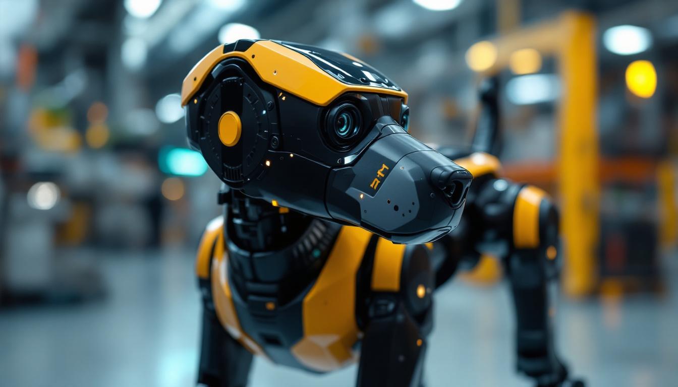 A photograph of a sleek