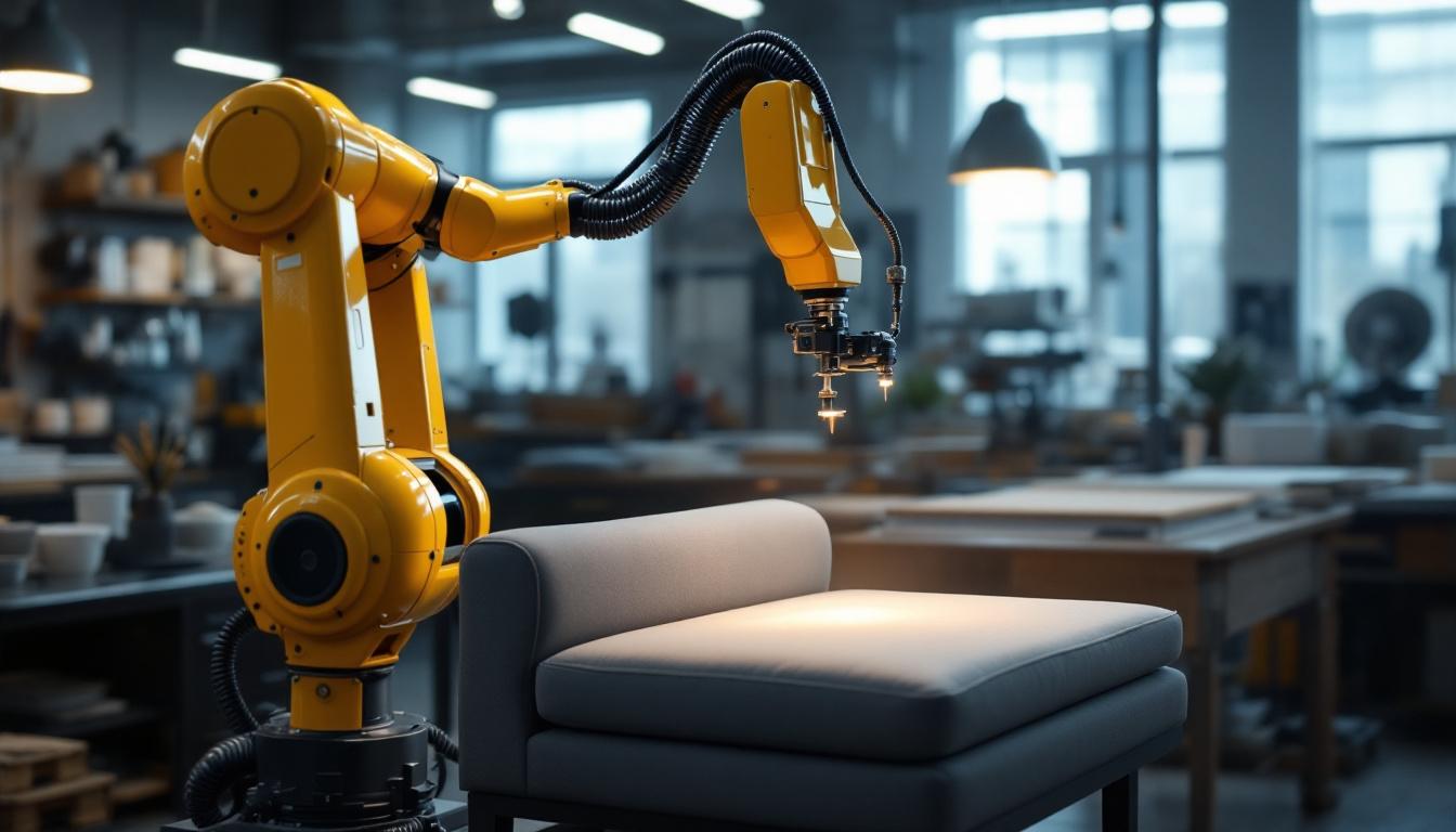 A photograph of a sleek