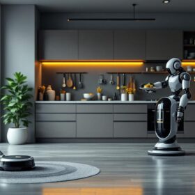 A photograph of a sleek