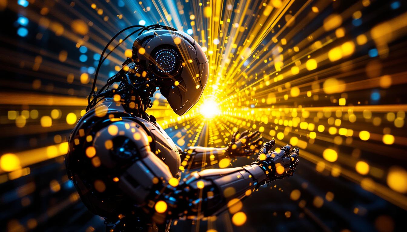 A photograph of a dynamic scene from the boston museum of science's laser light show