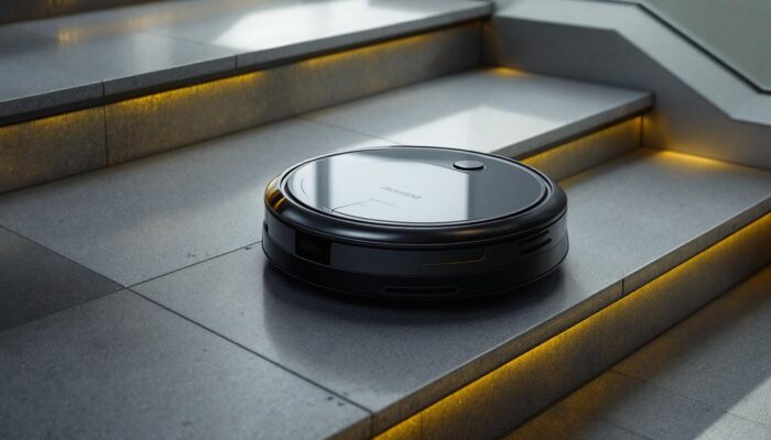 A photograph of a sleek