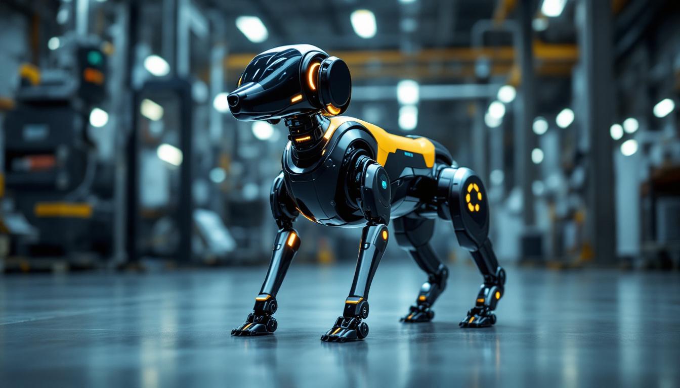 A photograph of a sleek