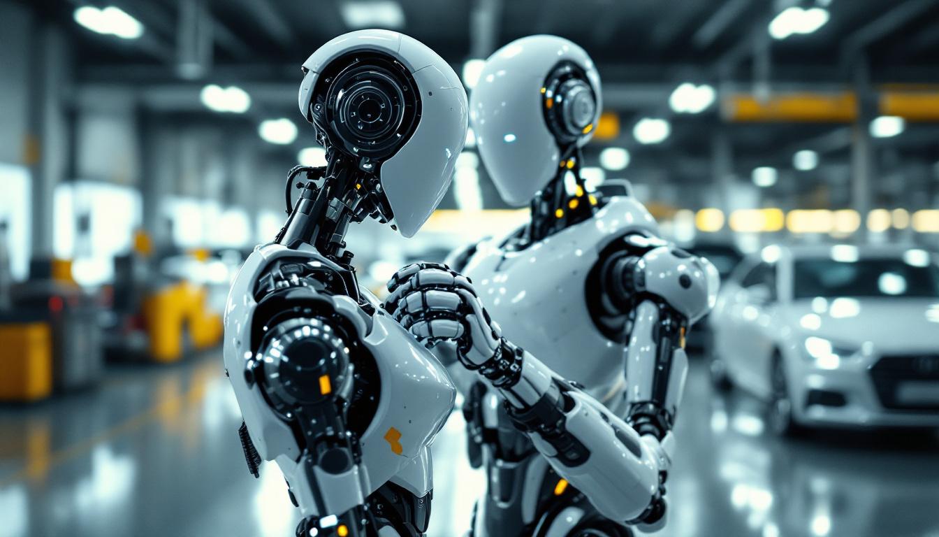 A photograph of a sleek