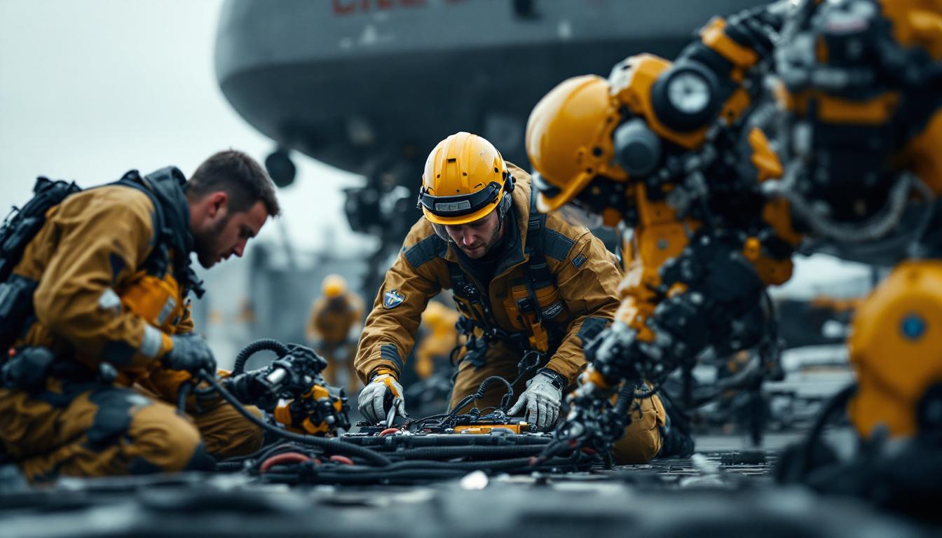 A photograph of a civil air patrol ground team in action
