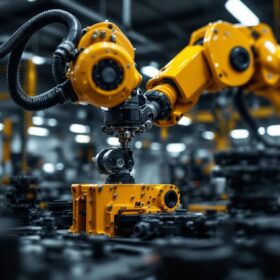 A photograph of a sleek