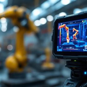 A photograph of capture a photograph of a budget-friendly thermal imaging camera in use