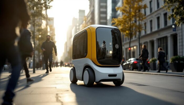 A photograph of a sleek