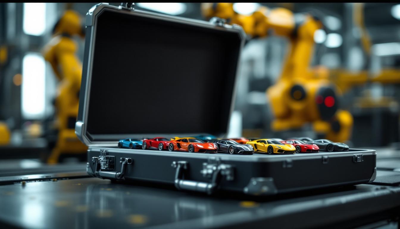 A photograph of a sleek