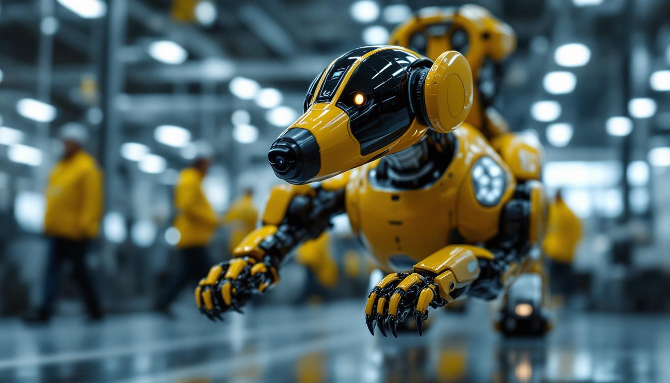 A photograph of a sleek