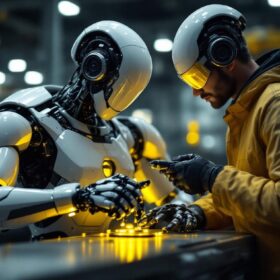 A photograph of a sleek