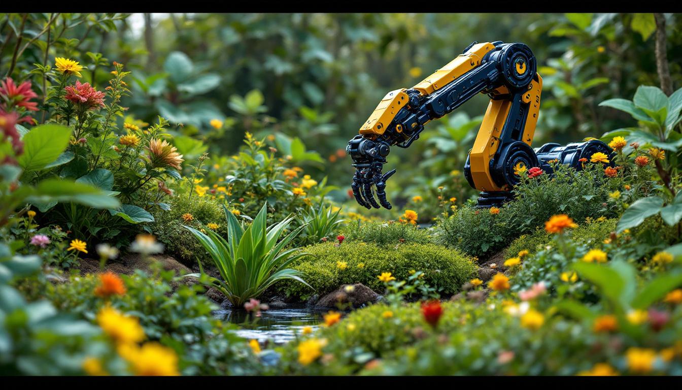 A photograph of a vibrant florida landscape showcasing native plants