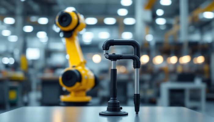 A photograph of a sleek