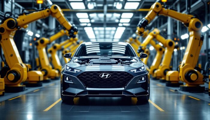 A photograph of a hyundai vehicle prominently displaying its 1.6 t engine