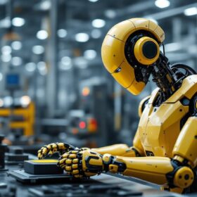 A photograph of a sleek