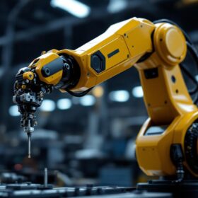 A photograph of a sleek