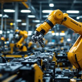 A photograph of a sleek