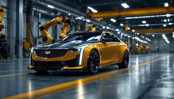 A photograph of a sleek