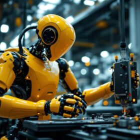 A photograph of a sleek