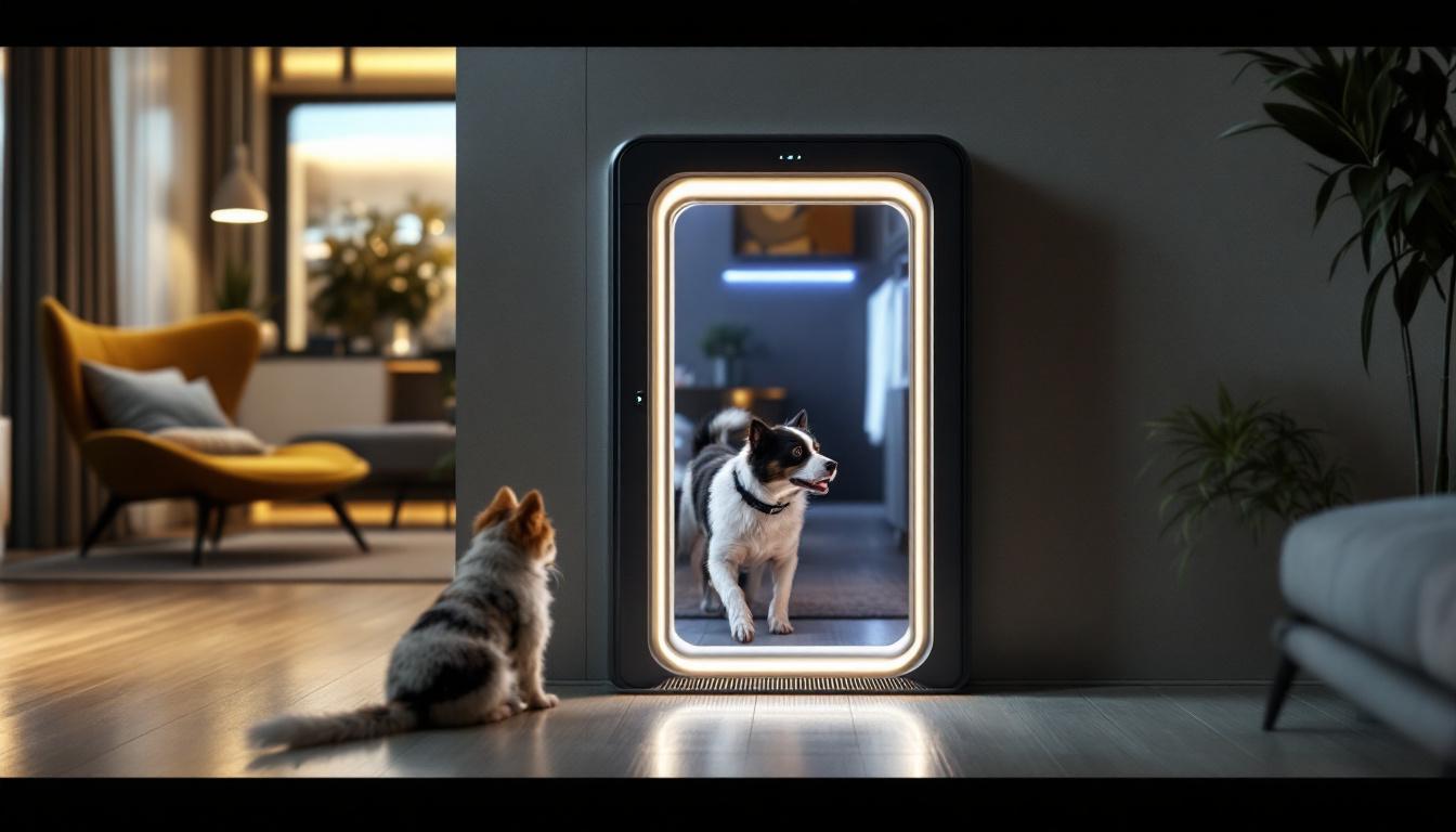 A photograph of a sleek