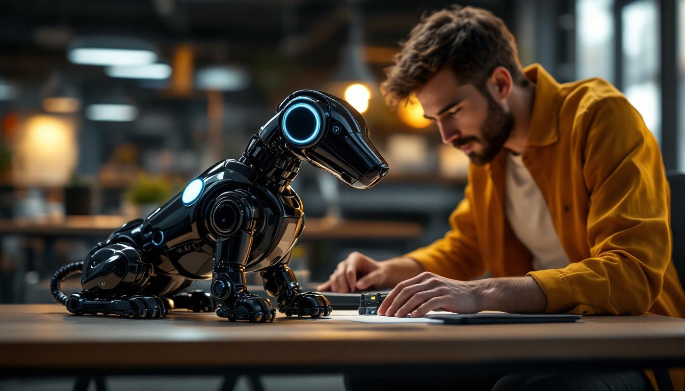 A photograph of a sleek