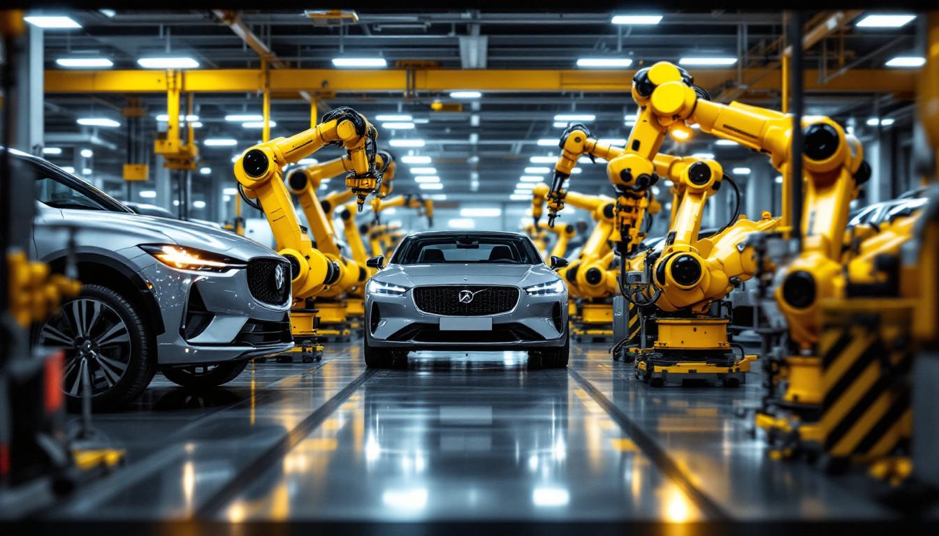 A photograph of a modern uber inspection center interior