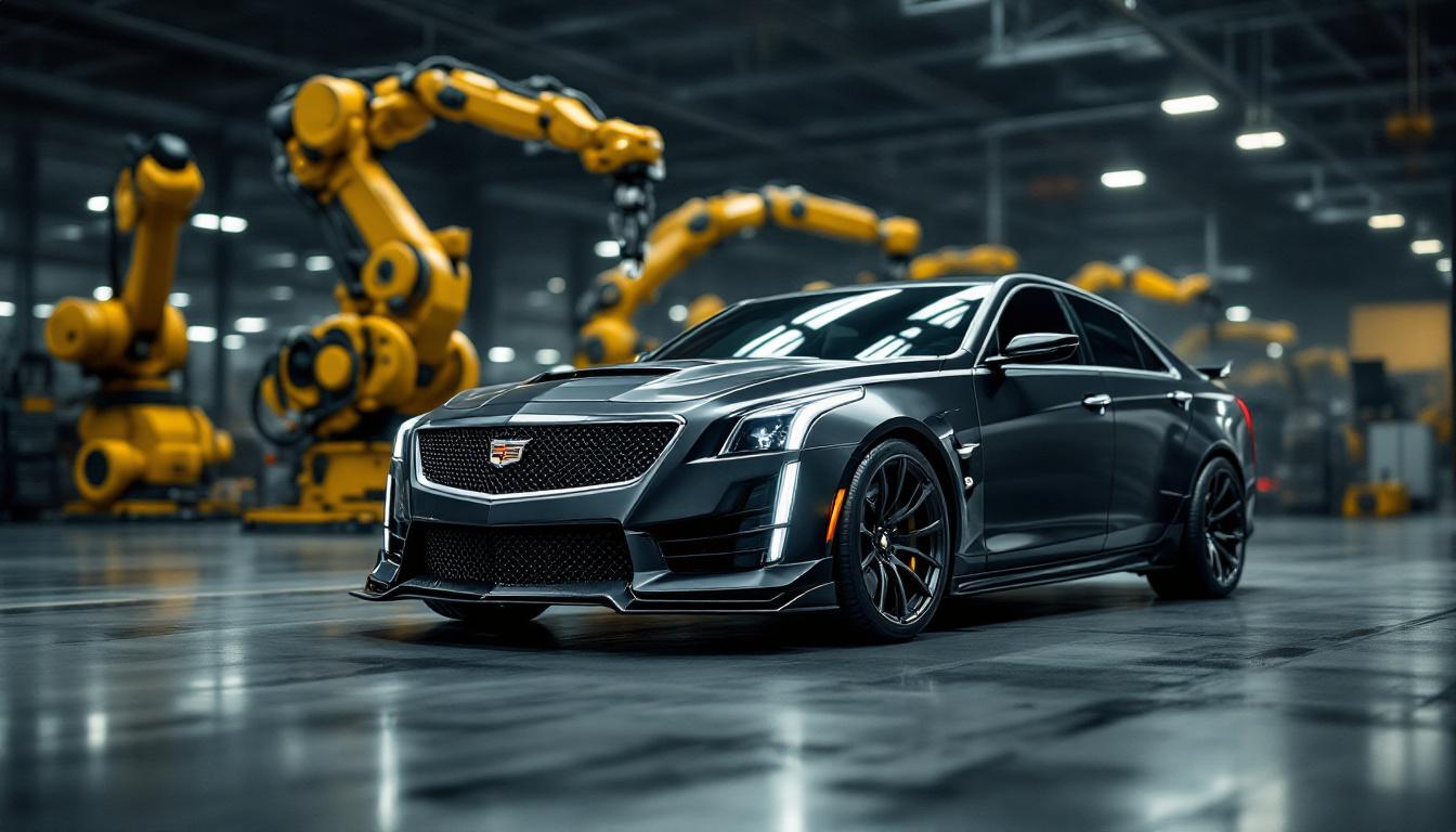 A photograph of a sleek