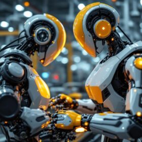 A photograph of a sleek