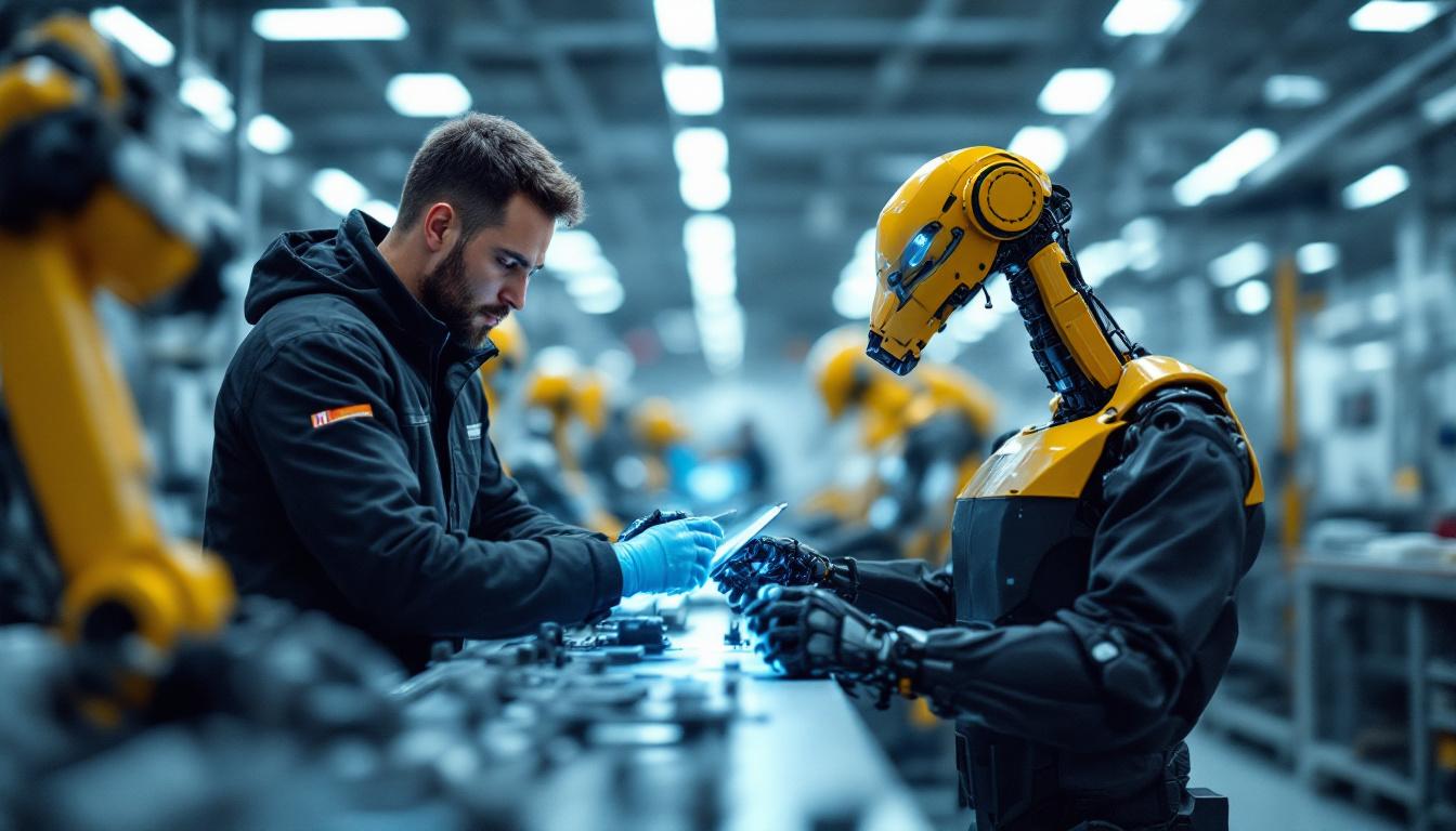 A photograph of a skilled technician
