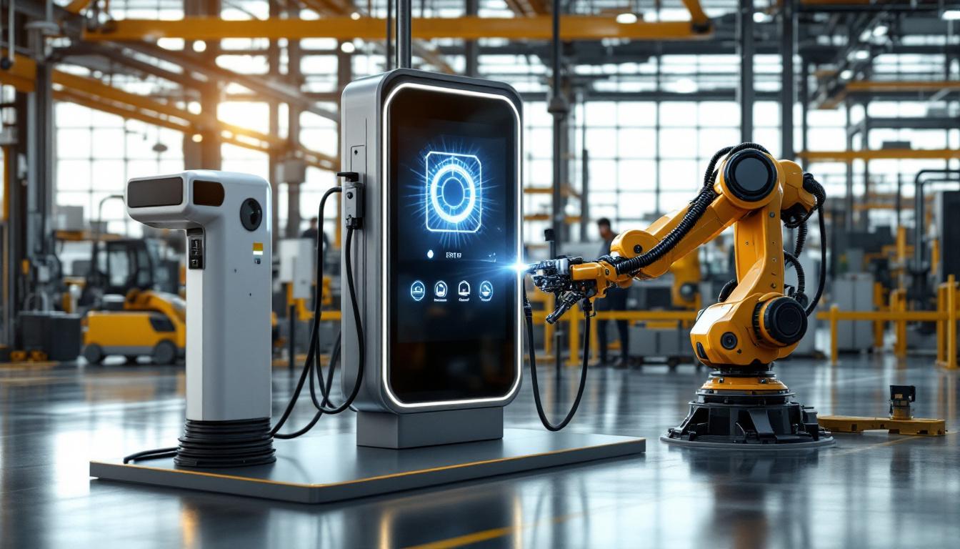 A photograph of a sleek