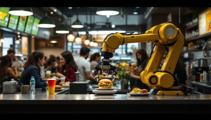 A photograph of a bustling subway restaurant in waltham