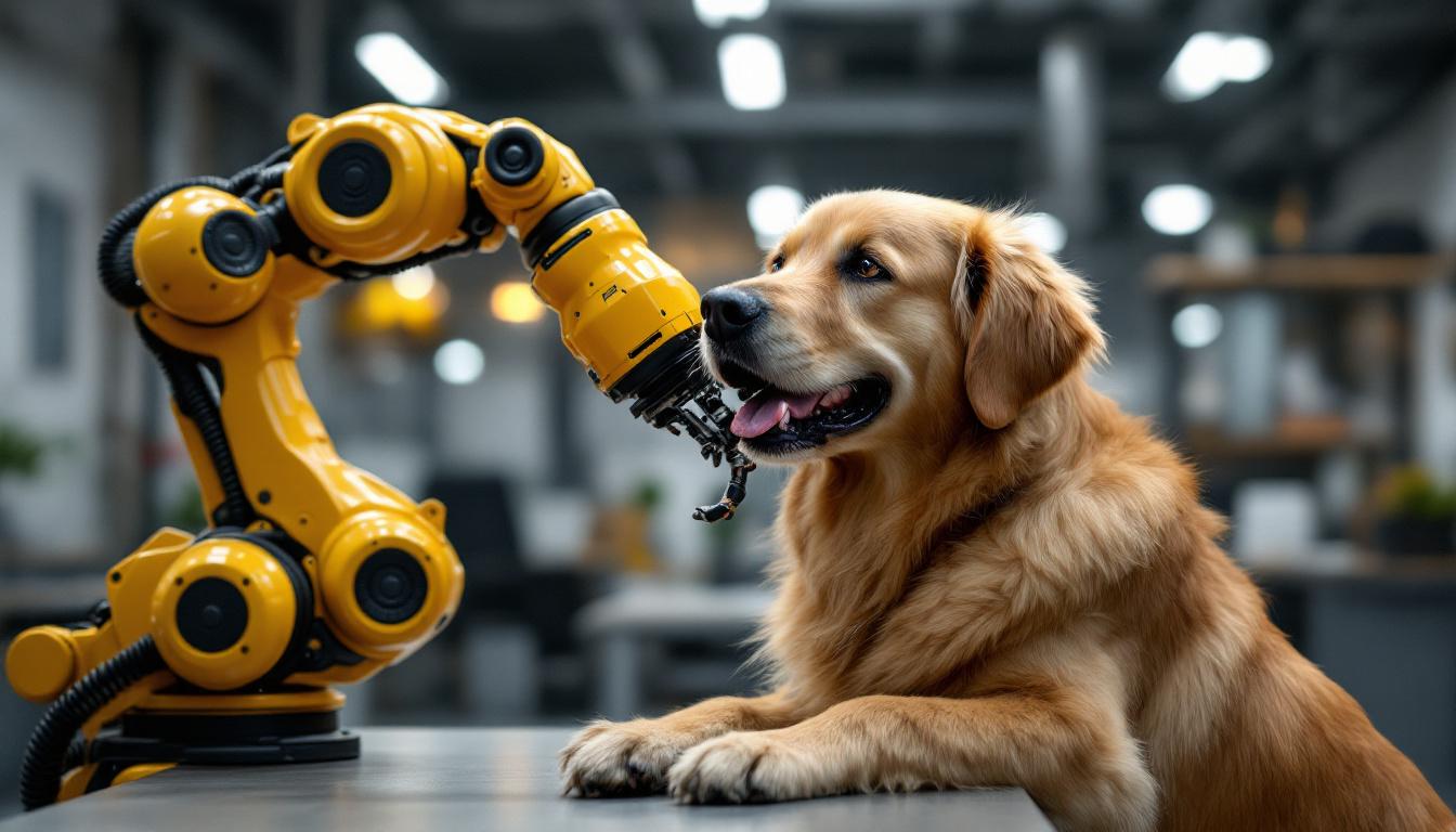 A photograph of a classic canine breed