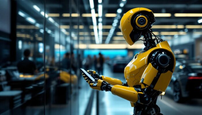 A photograph of a sleek